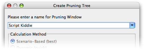 Enter the pruning window name: Script Kiddie